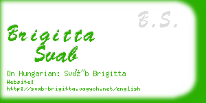 brigitta svab business card